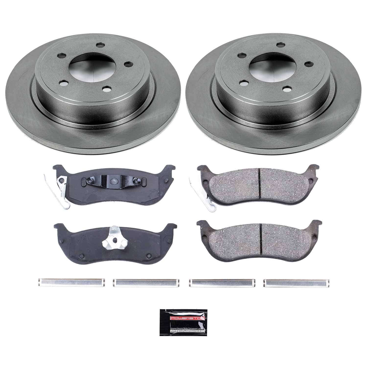 Power Stop - KOE3020 - Rear - Disc Brake Pad and Rotor Kit image 1