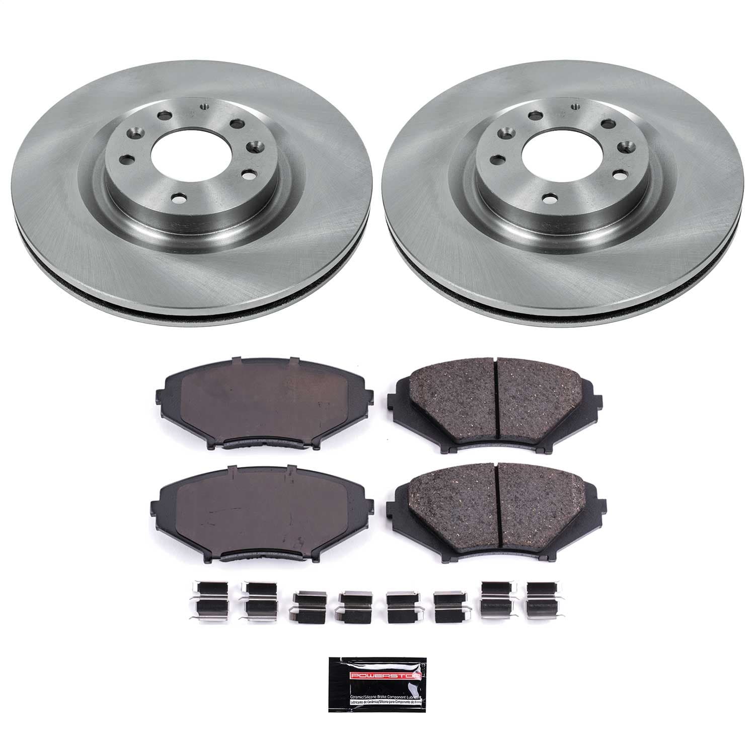 Power Stop - KOE3026 - Front - Disc Brake Pad and Rotor Kit image 1