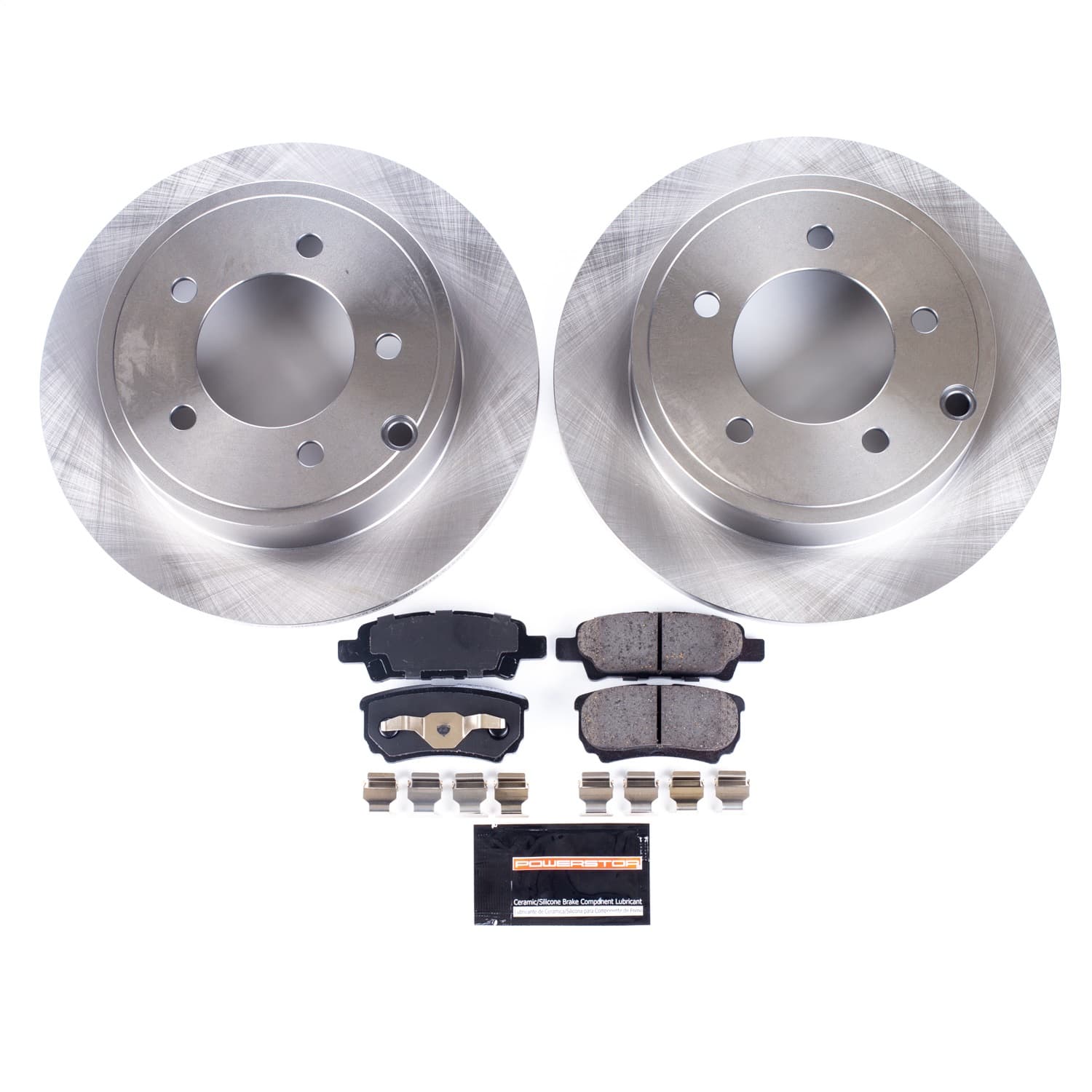 Power Stop - KOE3033 - Rear - Disc Brake Pad and Rotor Kit image 3