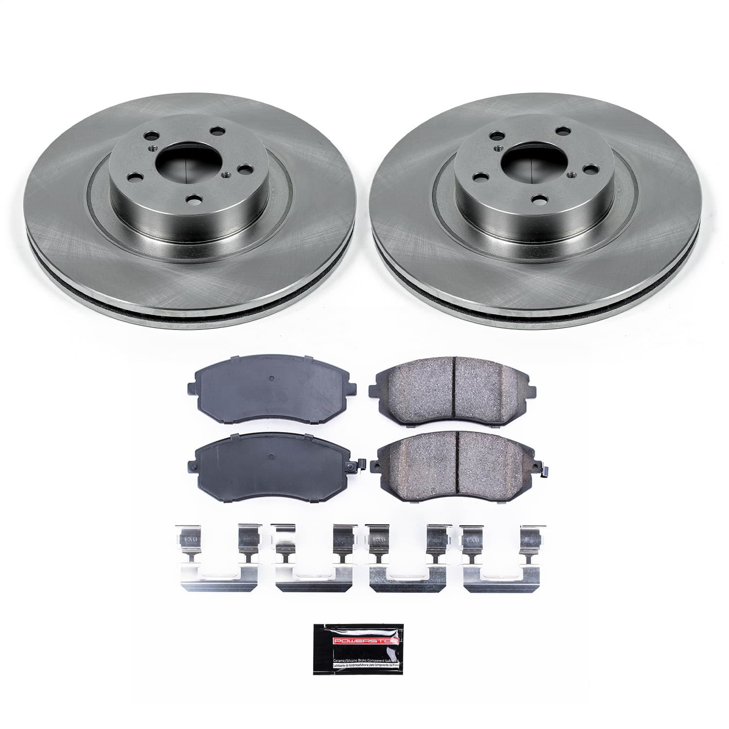 Power Stop - KOE3038 - Front - Disc Brake Pad and Rotor Kit image 1