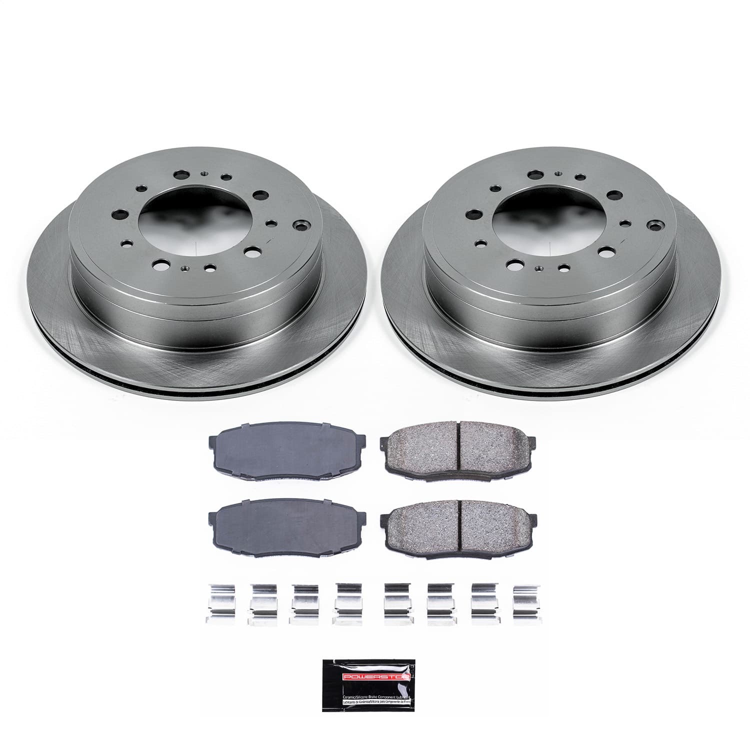 Power Stop - KOE3073 - Rear - Disc Brake Pad and Rotor Kit image 1