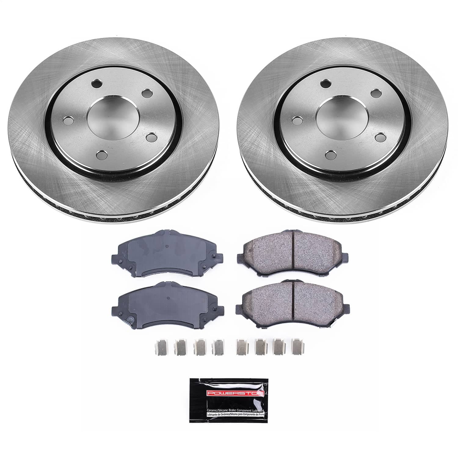 Power Stop - KOE3118 - Front - Disc Brake Pad and Rotor Kit image 1