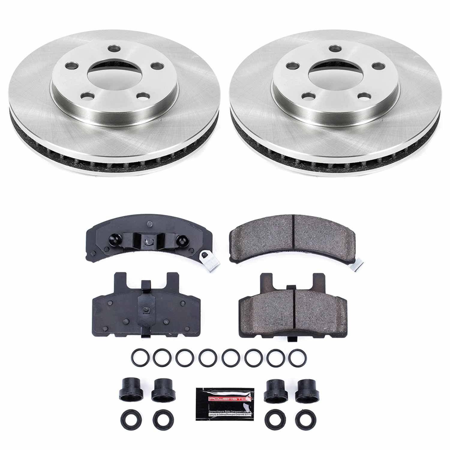 Power Stop - KOE3132 - Front - Disc Brake Pad and Rotor Kit image 1