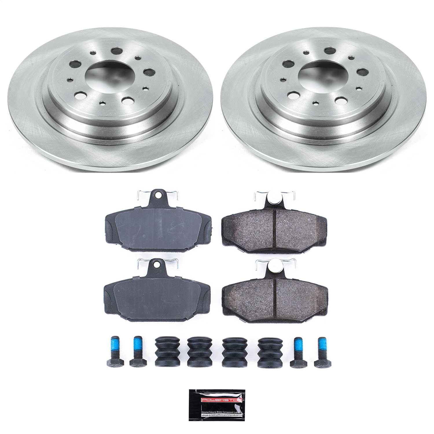 Power Stop - KOE3139 - Rear - Disc Brake Pad and Rotor Kit image 1