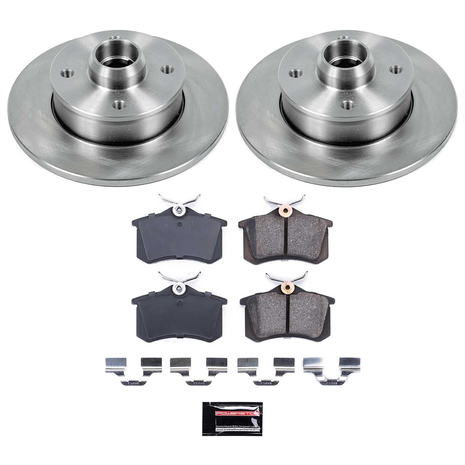 Power Stop - KOE370 - Rear - Disc Brake Pad and Rotor Kit image 1