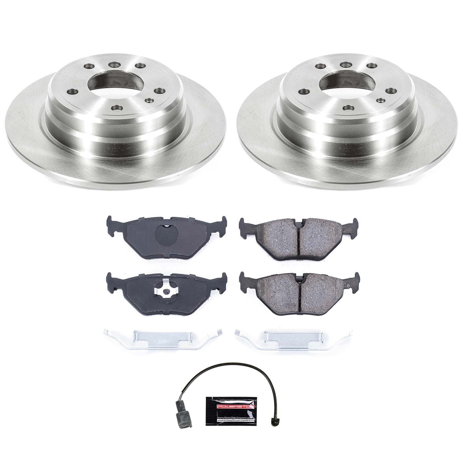 Power Stop - KOE393 - Rear - Disc Brake Pad and Rotor Kit image 1