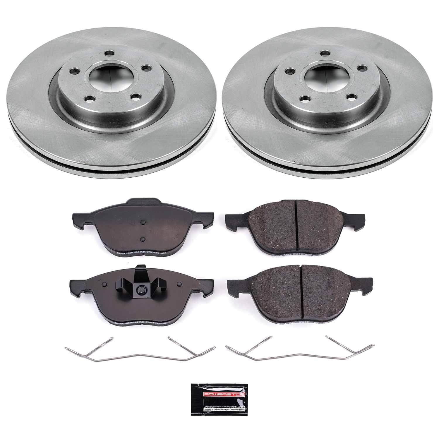 Power Stop - KOE4575 - Front - Disc Brake Pad and Rotor Kit image 1