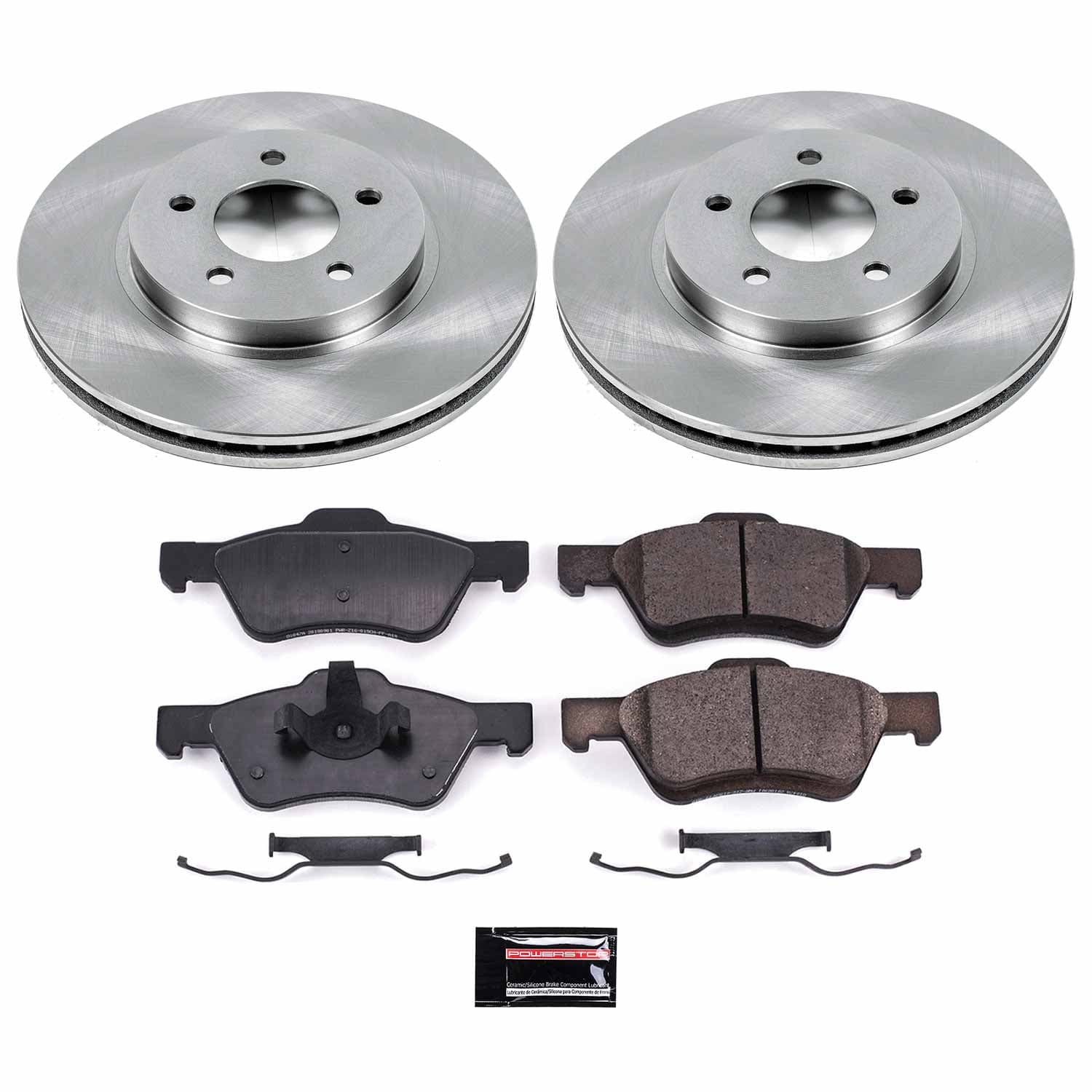 Power Stop - KOE4580 - Front - Disc Brake Pad and Rotor Kit image 1