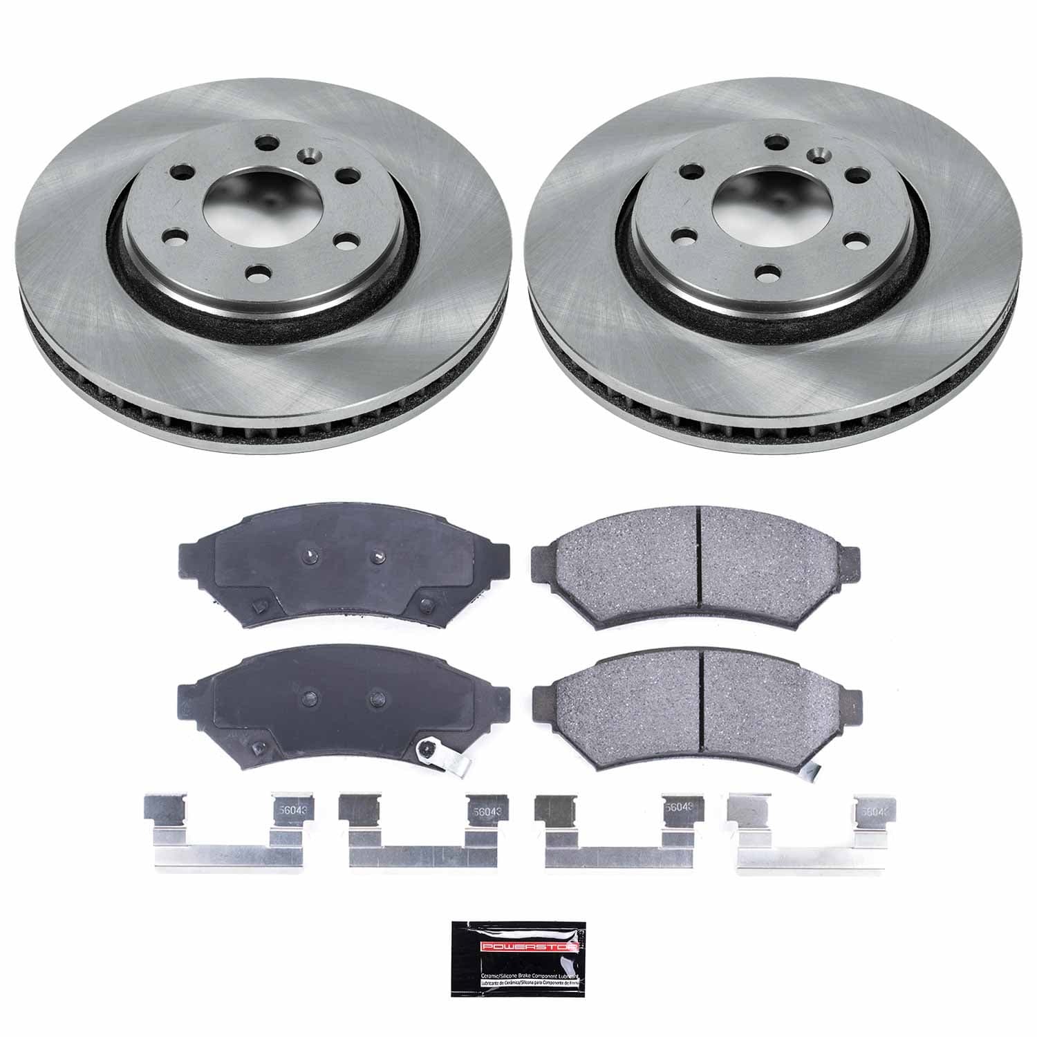 Power Stop - KOE4602 - Front - Disc Brake Pad and Rotor Kit image 1