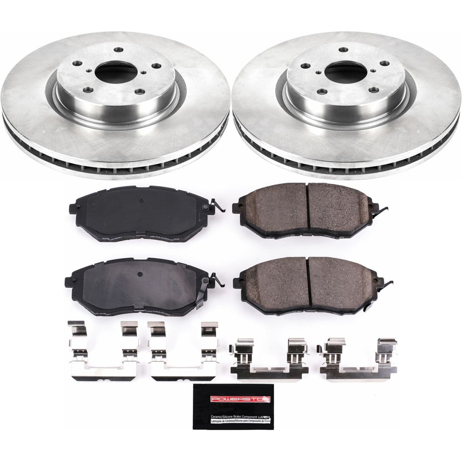 Power Stop - KOE4603 - Front - Disc Brake Pad and Rotor Kit image 1