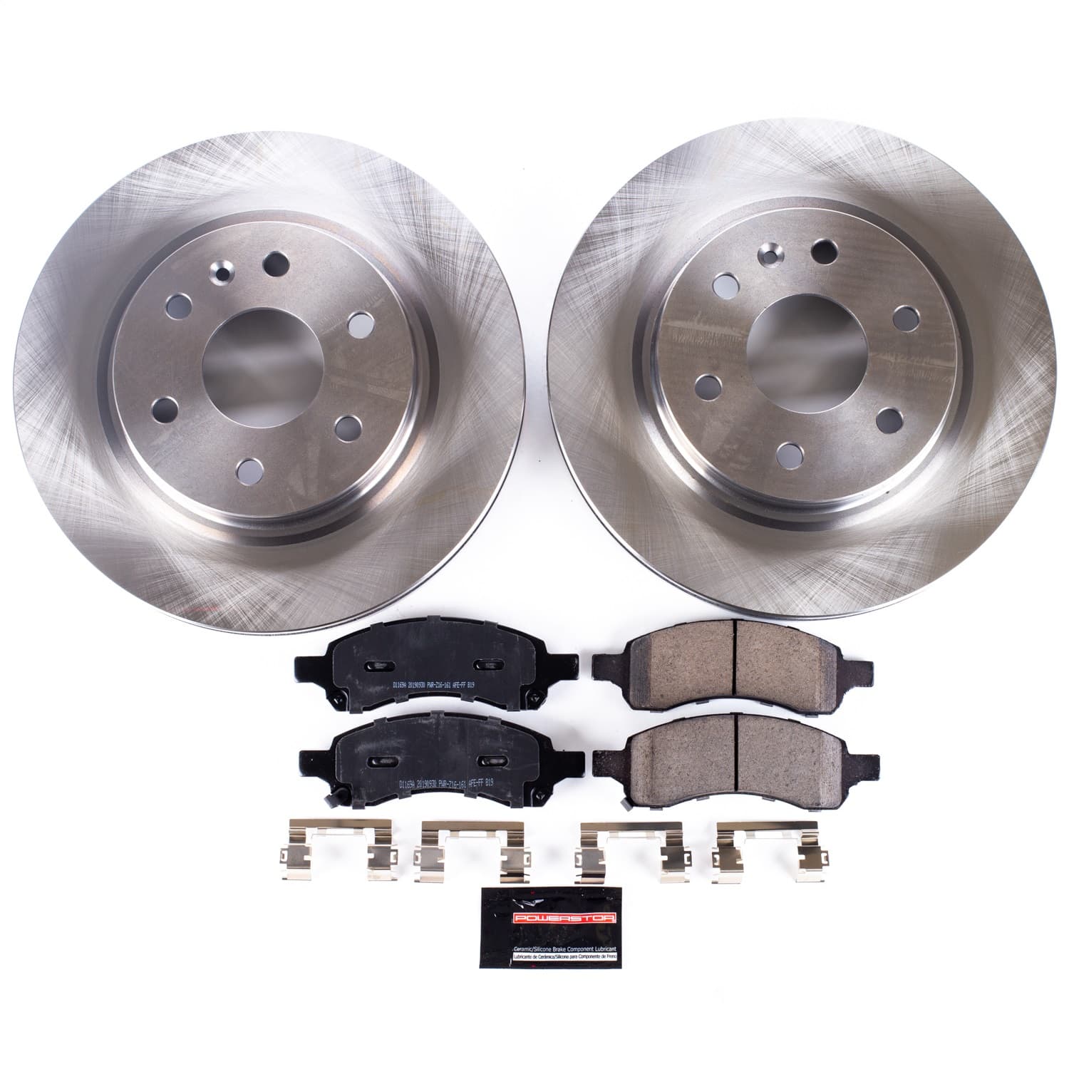 Power Stop - KOE4657 - Front - Disc Brake Pad and Rotor Kit image 2