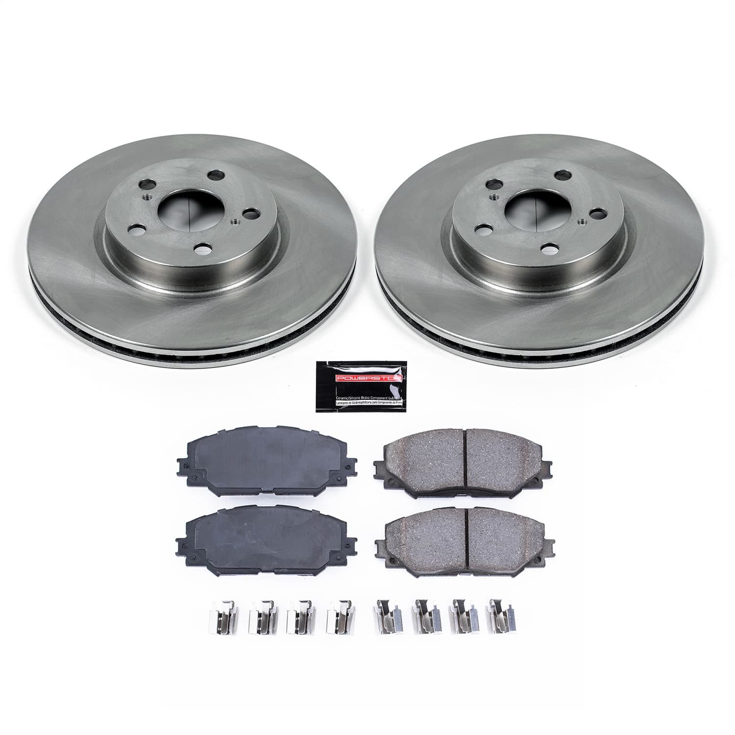 Power Stop - KOE4669 - Front - Disc Brake Pad and Rotor Kit image 1