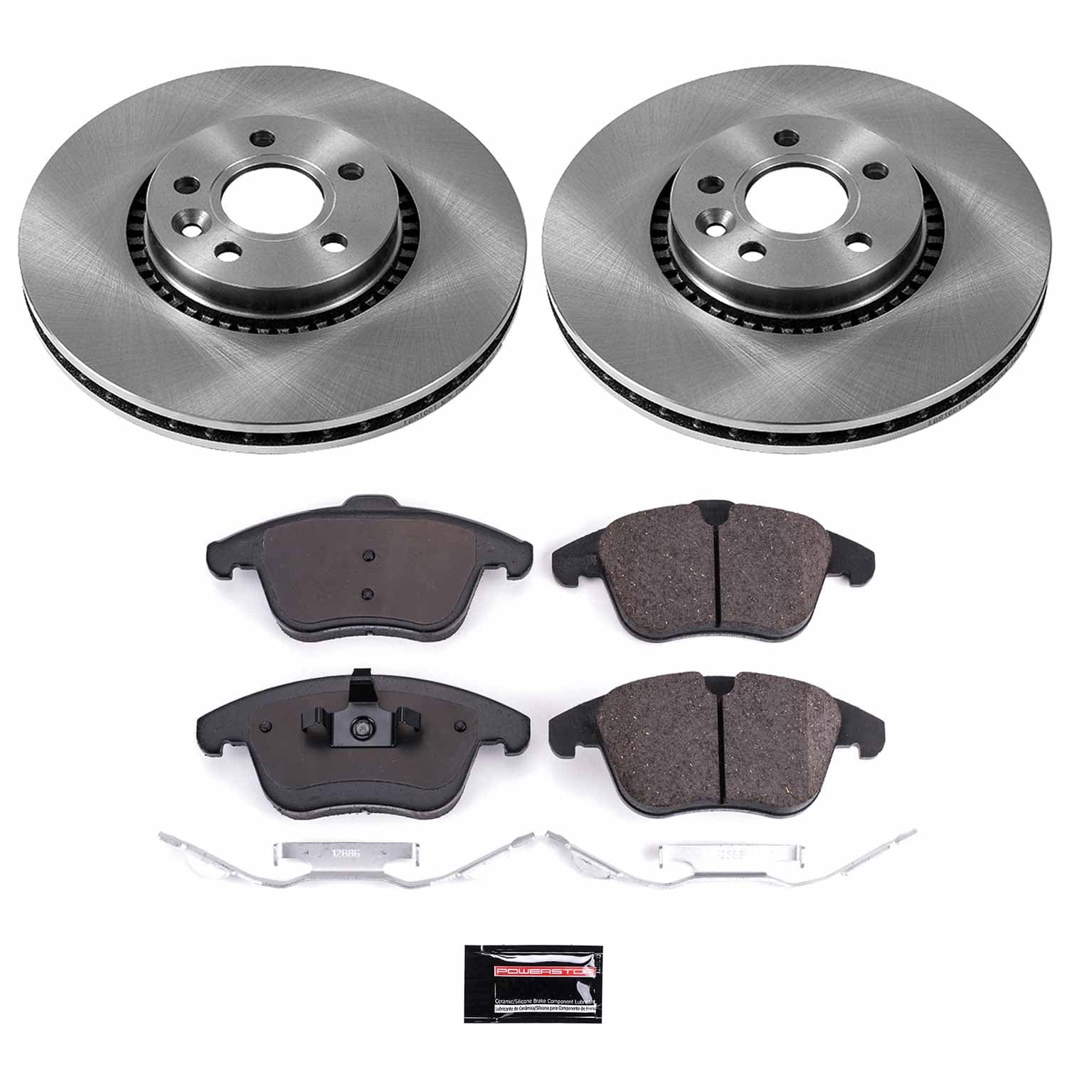 Power Stop - KOE4701 - Front - Disc Brake Pad and Rotor Kit image 1