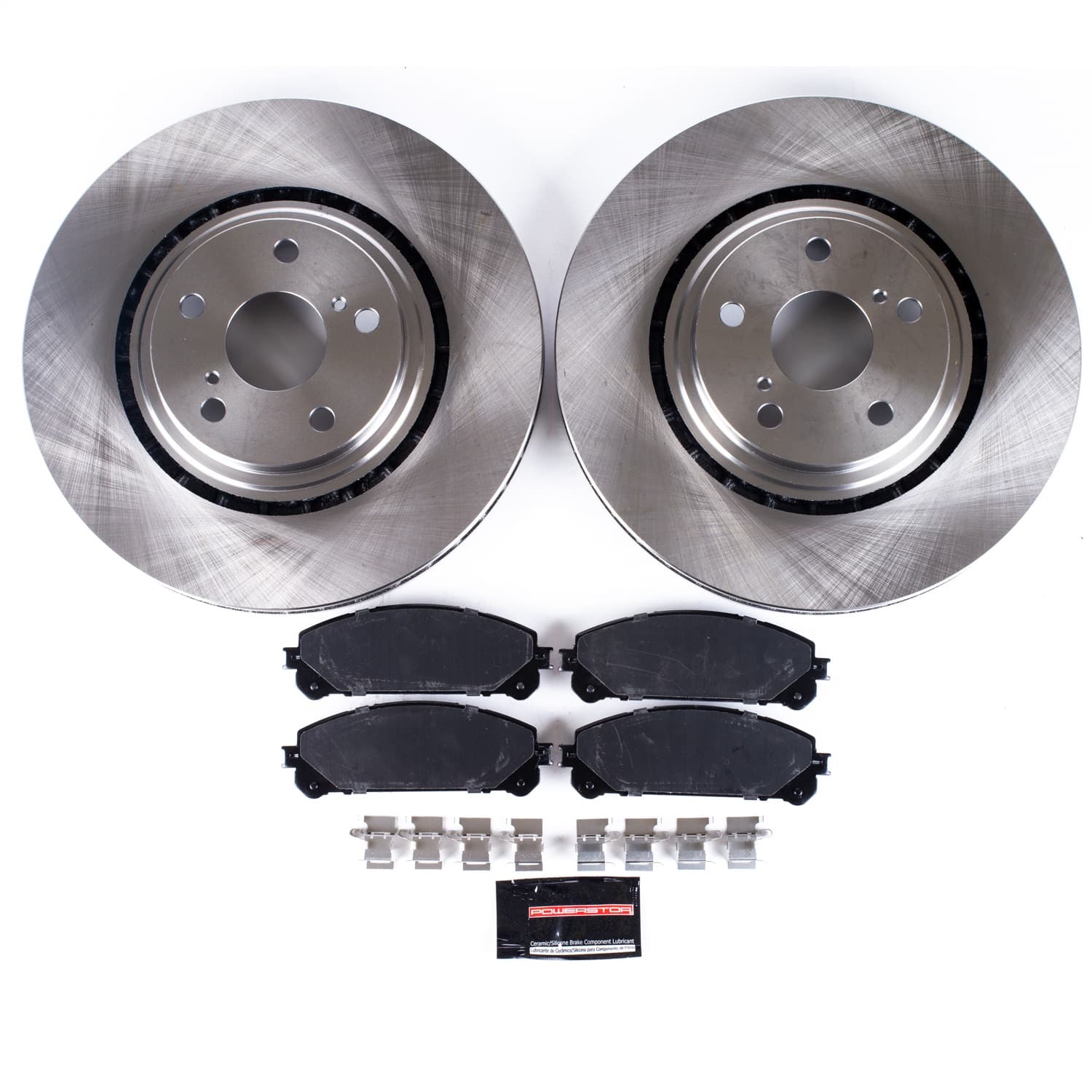 Power Stop - KOE4713 - Front - Disc Brake Pad and Rotor Kit image 2
