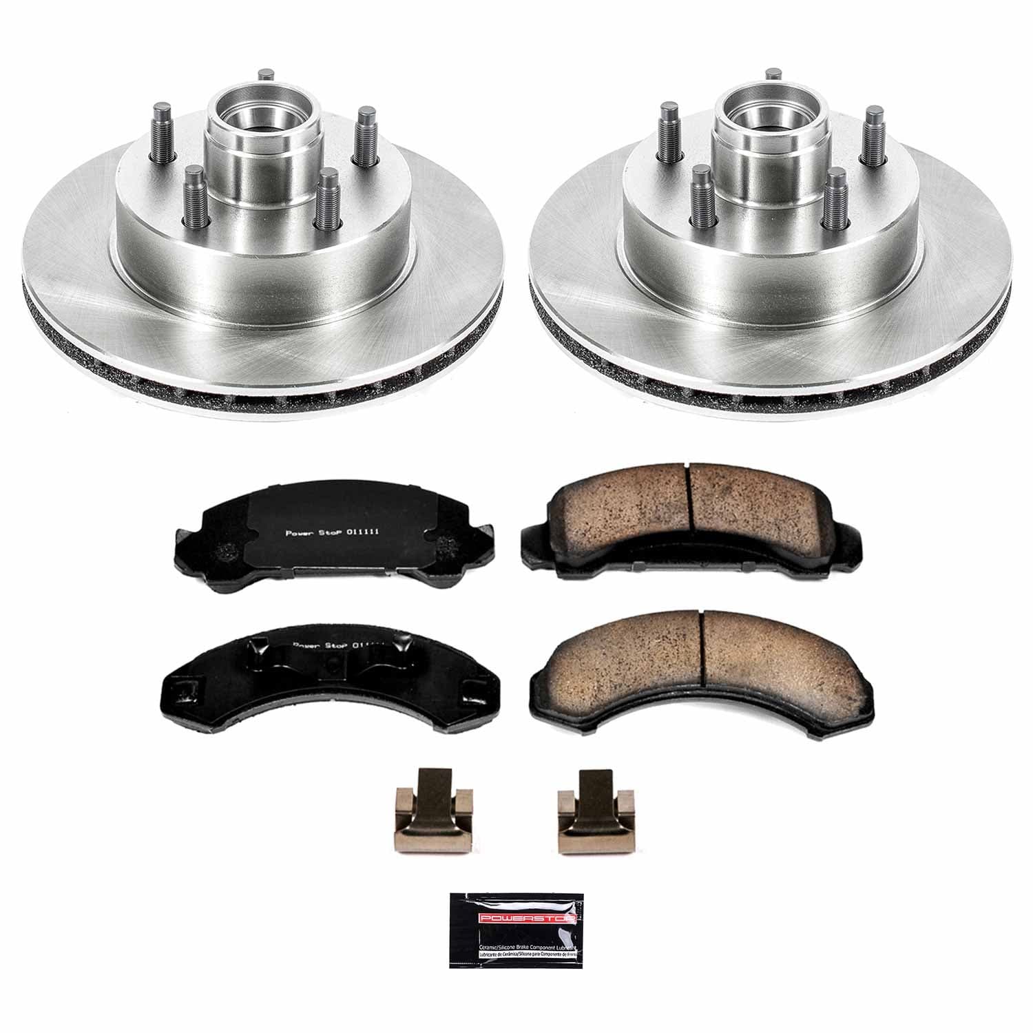 Power Stop - KOE4784 - Front - Disc Brake Pad and Rotor Kit image 1