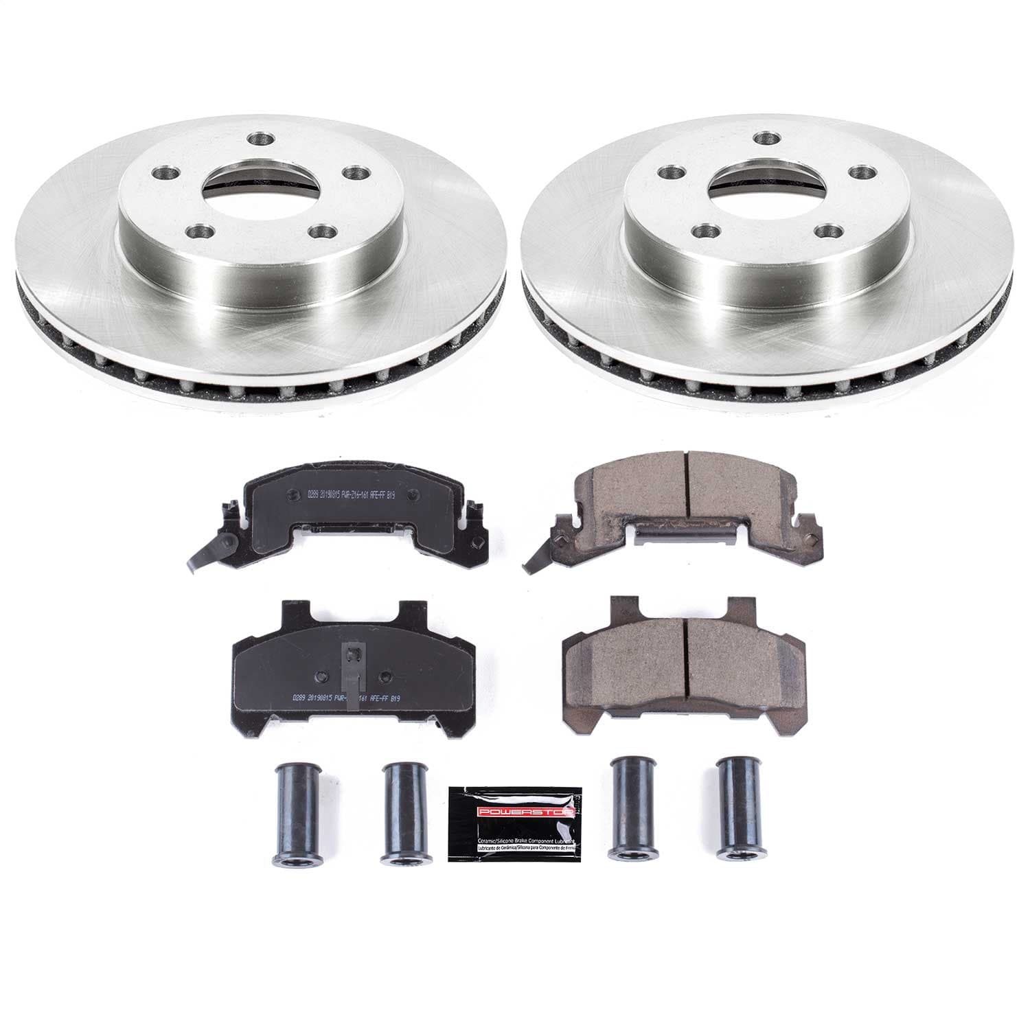 Power Stop - KOE4808 - Front - Disc Brake Pad and Rotor Kit image 1