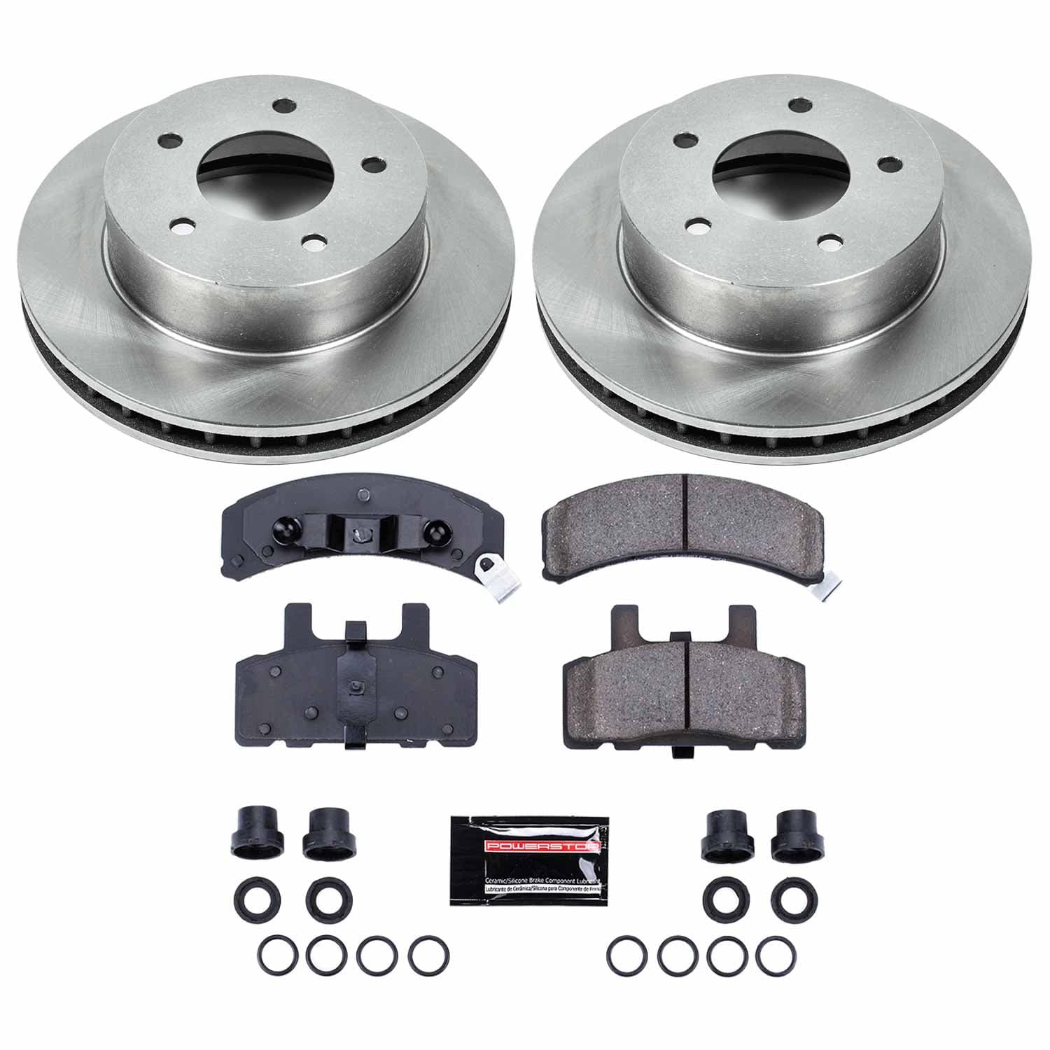 Power Stop - KOE4873 - Front - Disc Brake Pad and Rotor Kit image 1
