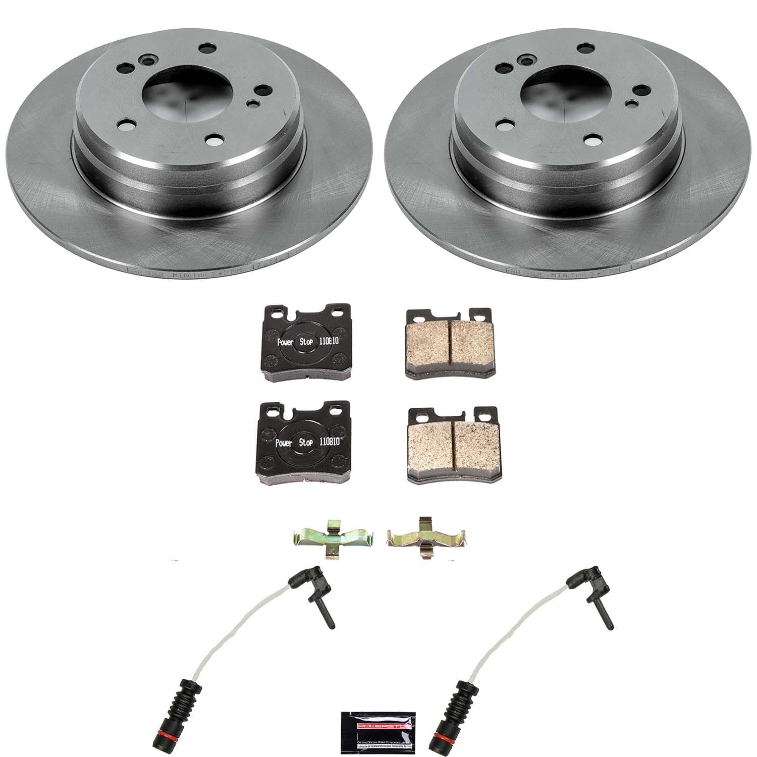 Power Stop - KOE4948 - Rear - Disc Brake Pad and Rotor Kit image 1