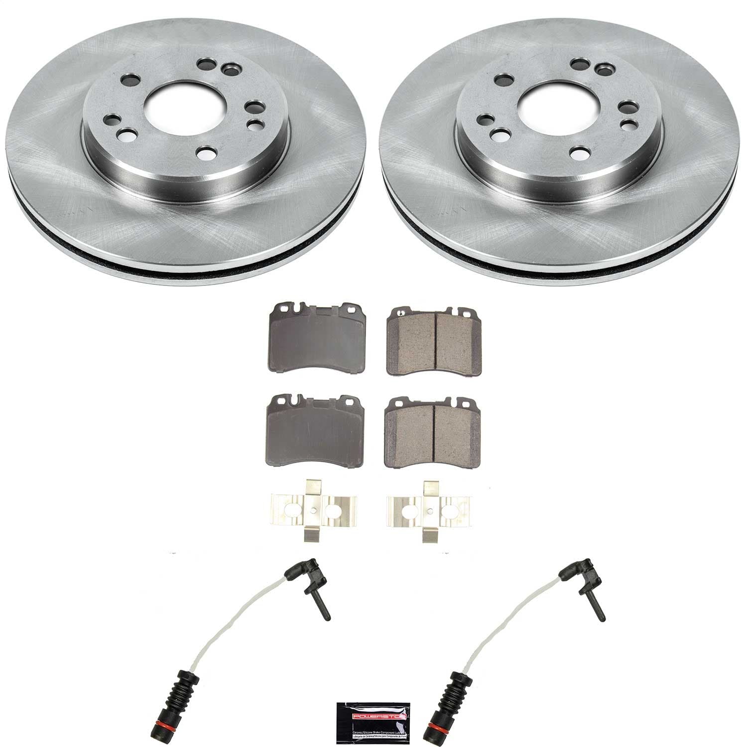 Power Stop - KOE5020 - Front - Disc Brake Pad and Rotor Kit image 1