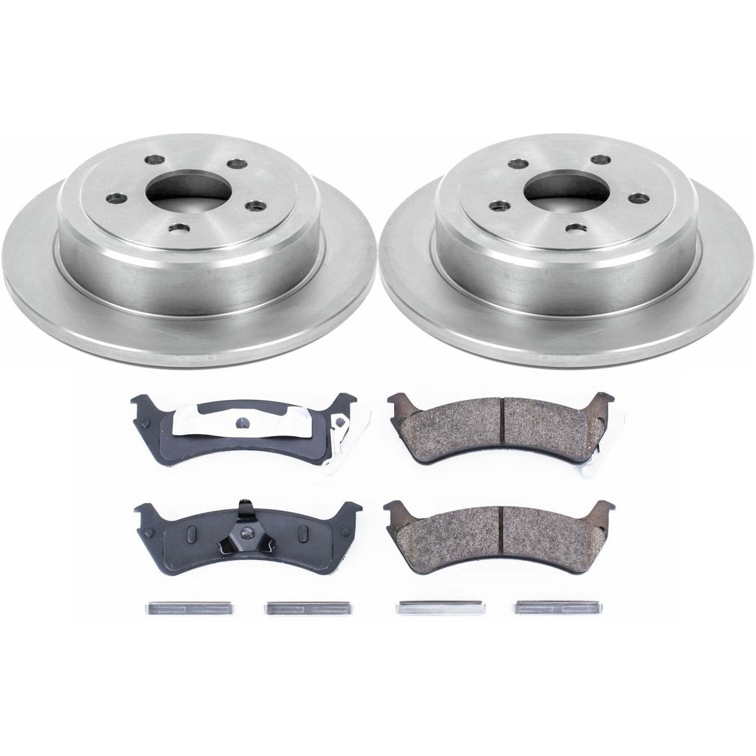 Power Stop - KOE5098 - Rear - Disc Brake Pad and Rotor Kit image 1