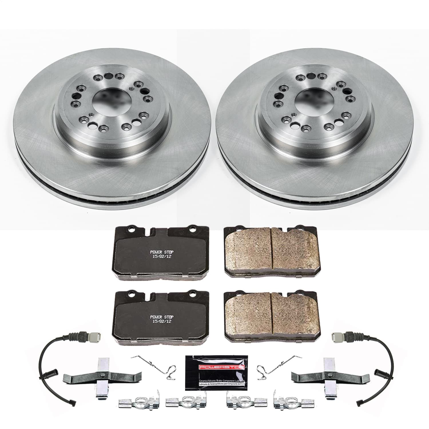 Power Stop - KOE5099 - Front - Disc Brake Pad and Rotor Kit image 1