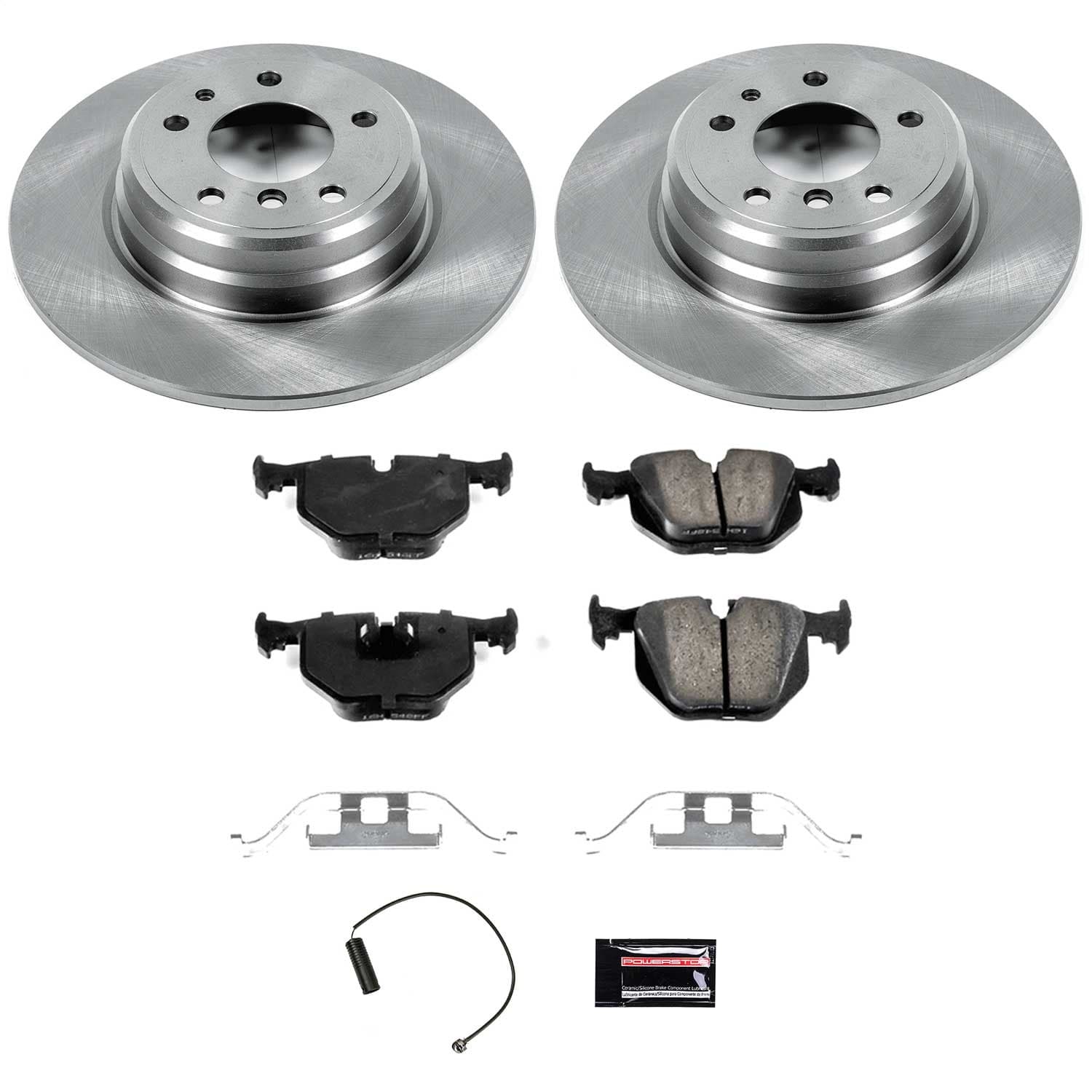Power Stop - KOE510 - Rear - Disc Brake Pad and Rotor Kit image 1