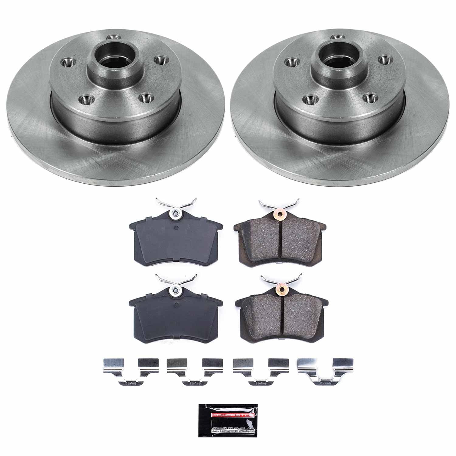 Power Stop - KOE513 - Rear - Disc Brake Pad and Rotor Kit image 1