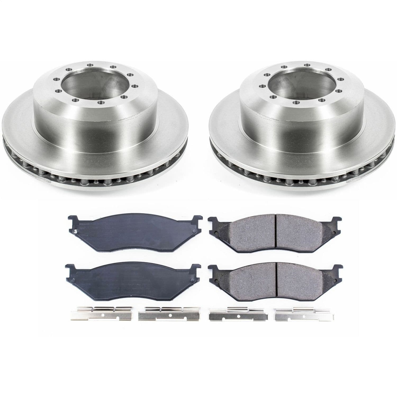 Power Stop - KOE5184 - Rear - Disc Brake Pad and Rotor Kit image 1
