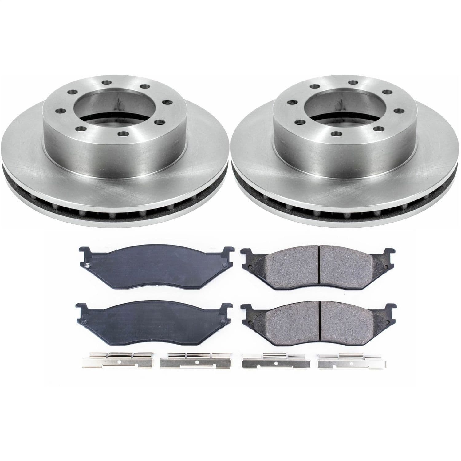 Power Stop - KOE5185 - Front - Disc Brake Pad and Rotor Kit image 1