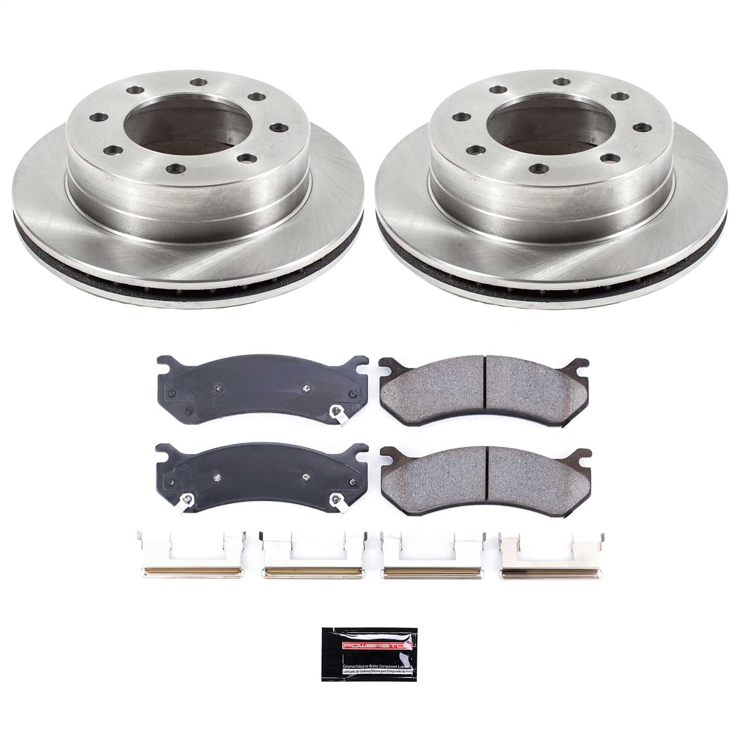 Power Stop - KOE5190 - Rear - Disc Brake Pad and Rotor Kit image 1