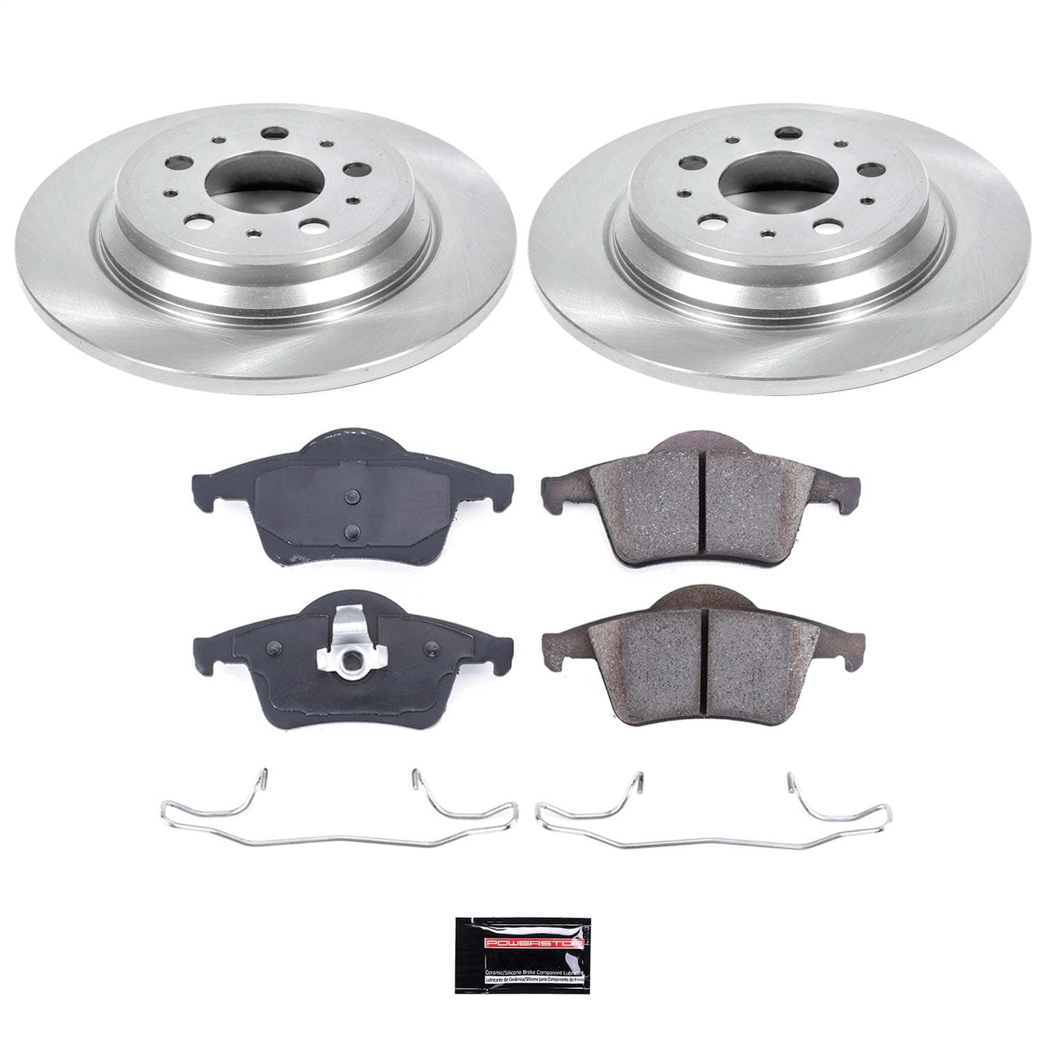 Power Stop - KOE5194 - Rear - Disc Brake Pad and Rotor Kit image 1