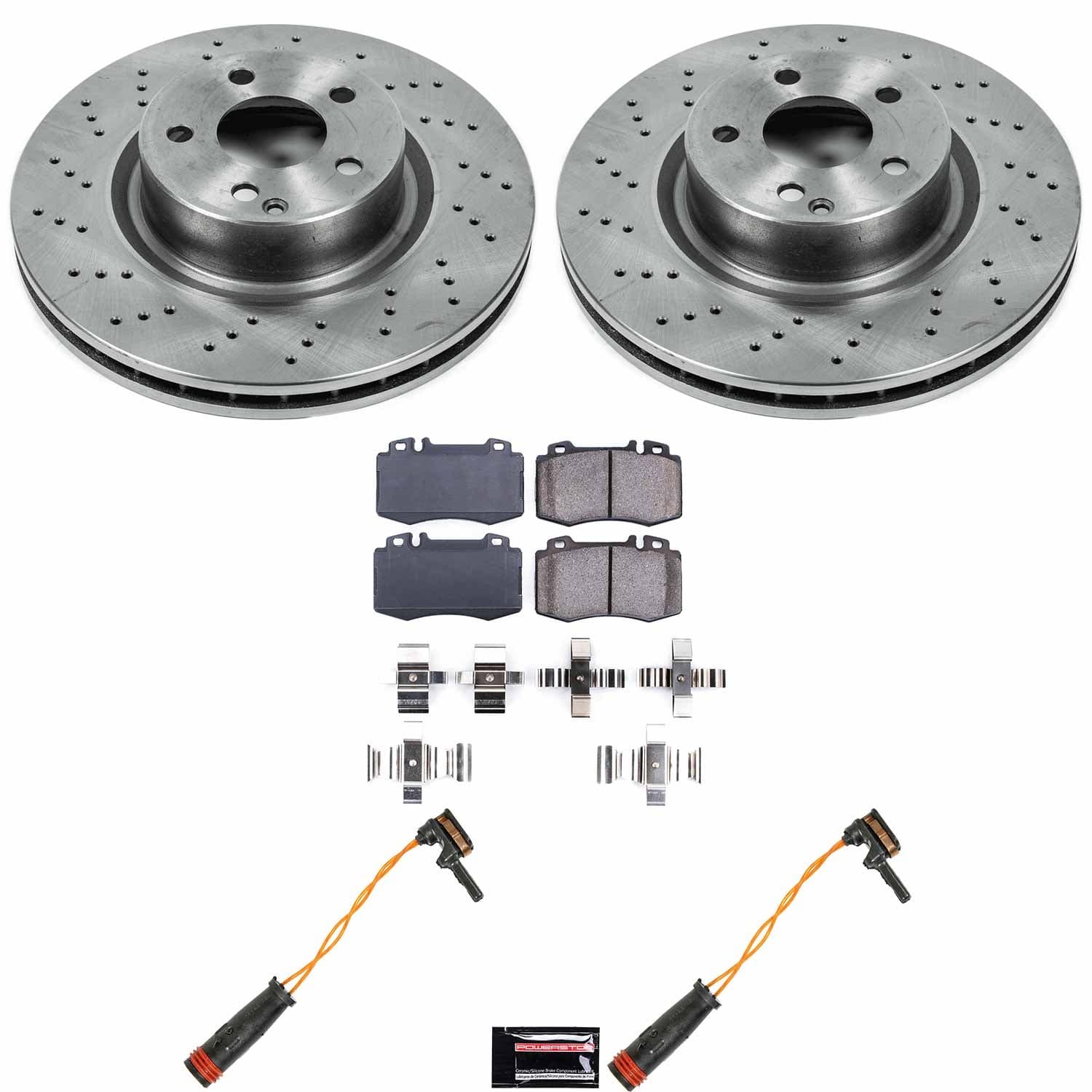 Power Stop - KOE5235 - Front - Disc Brake Pad and Rotor Kit image 1