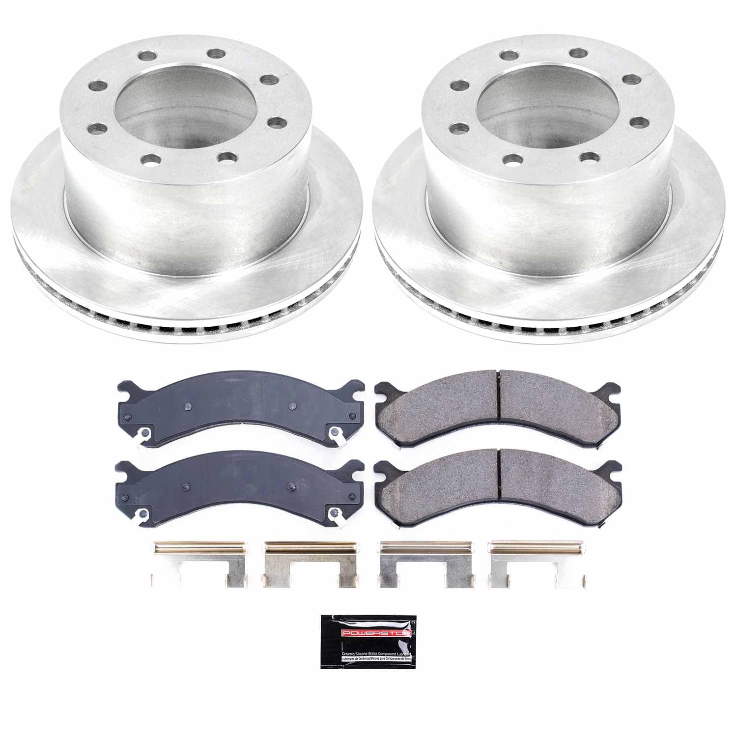 Power Stop - KOE5337 - Rear - Disc Brake Pad and Rotor Kit image 1