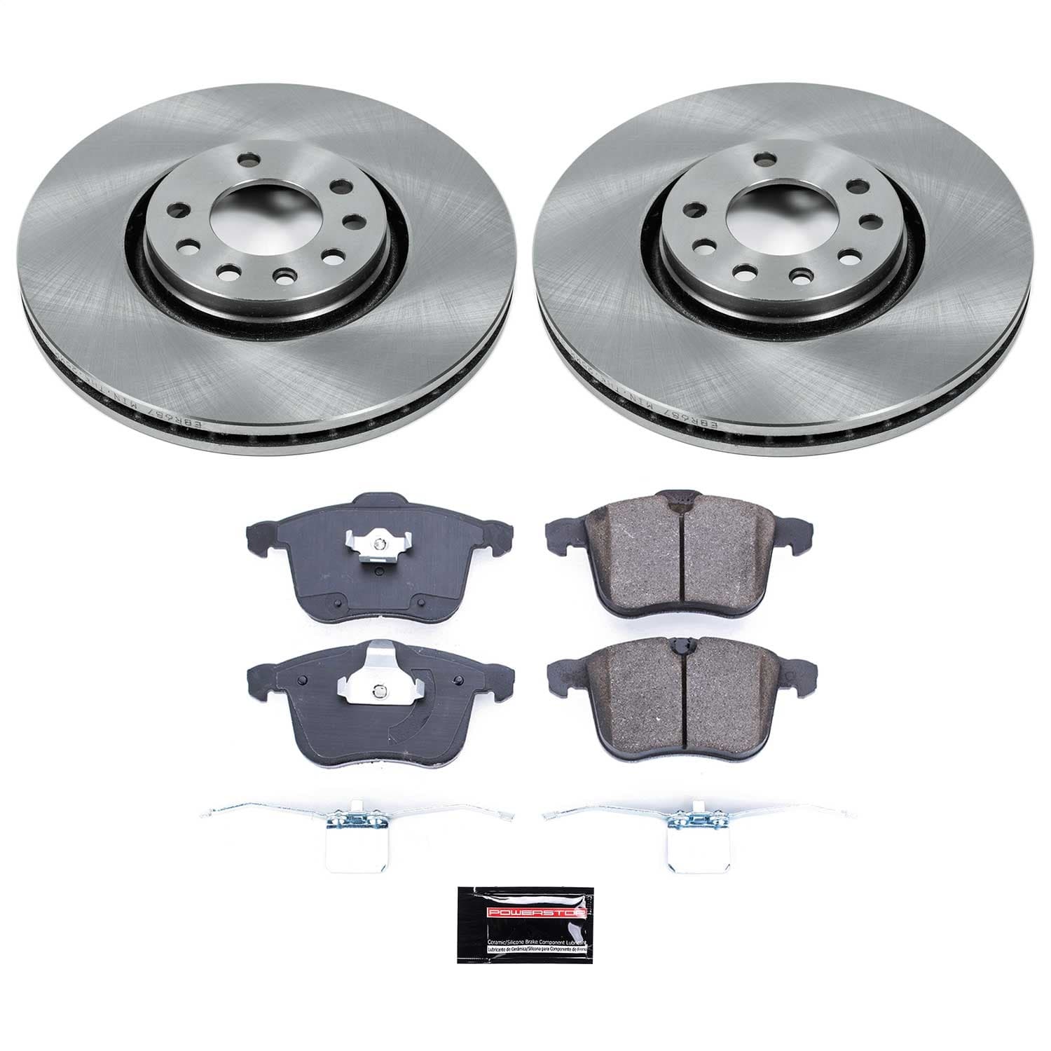Power Stop - KOE5349 - Front - Disc Brake Pad and Rotor Kit image 1