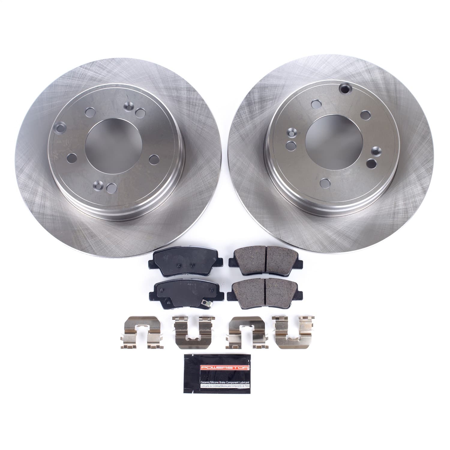 Power Stop - KOE5381 - Rear - Disc Brake Pad and Rotor Kit image 3