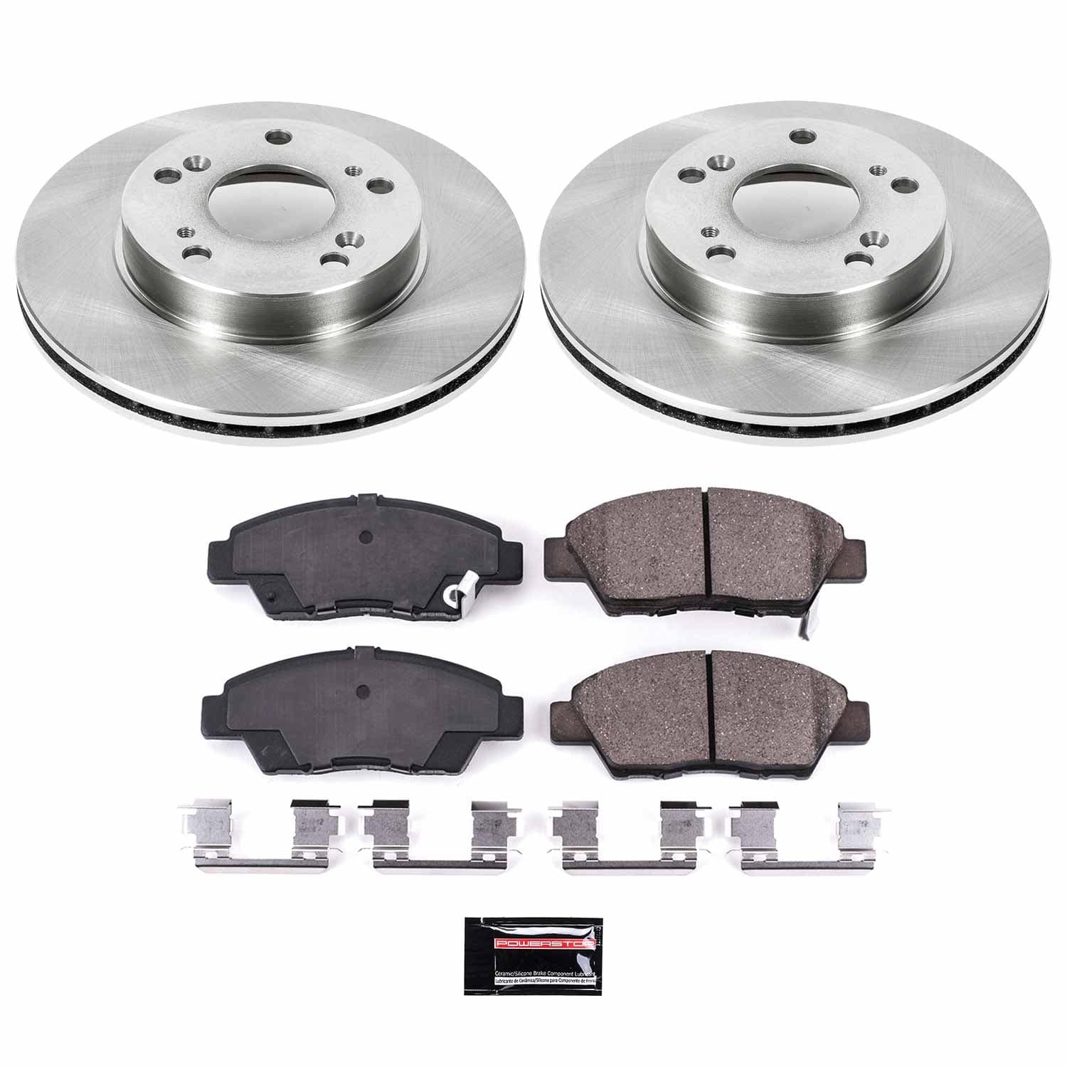 Power Stop - KOE5400 - Front - Disc Brake Pad and Rotor Kit image 1