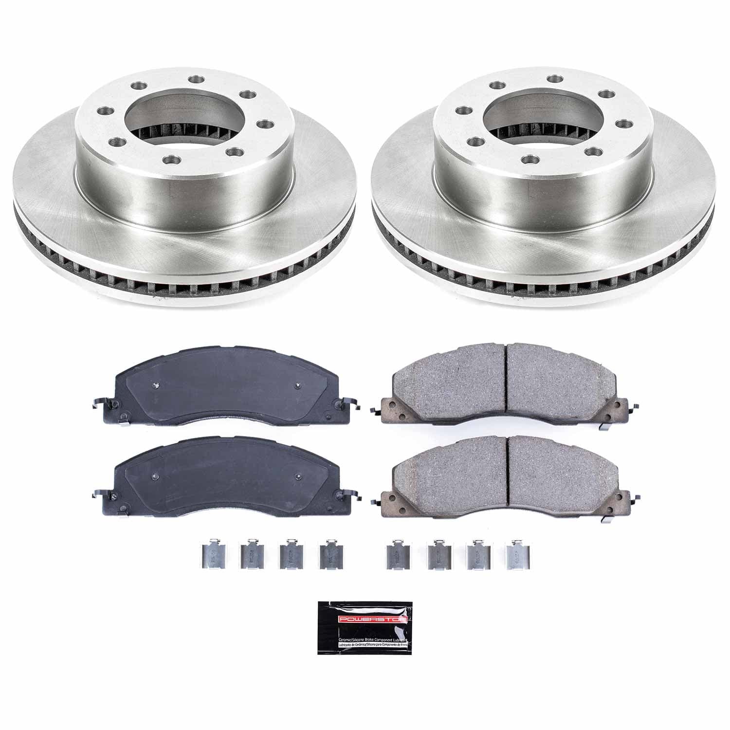 Power Stop - KOE5411 - Front - Disc Brake Pad and Rotor Kit image 1