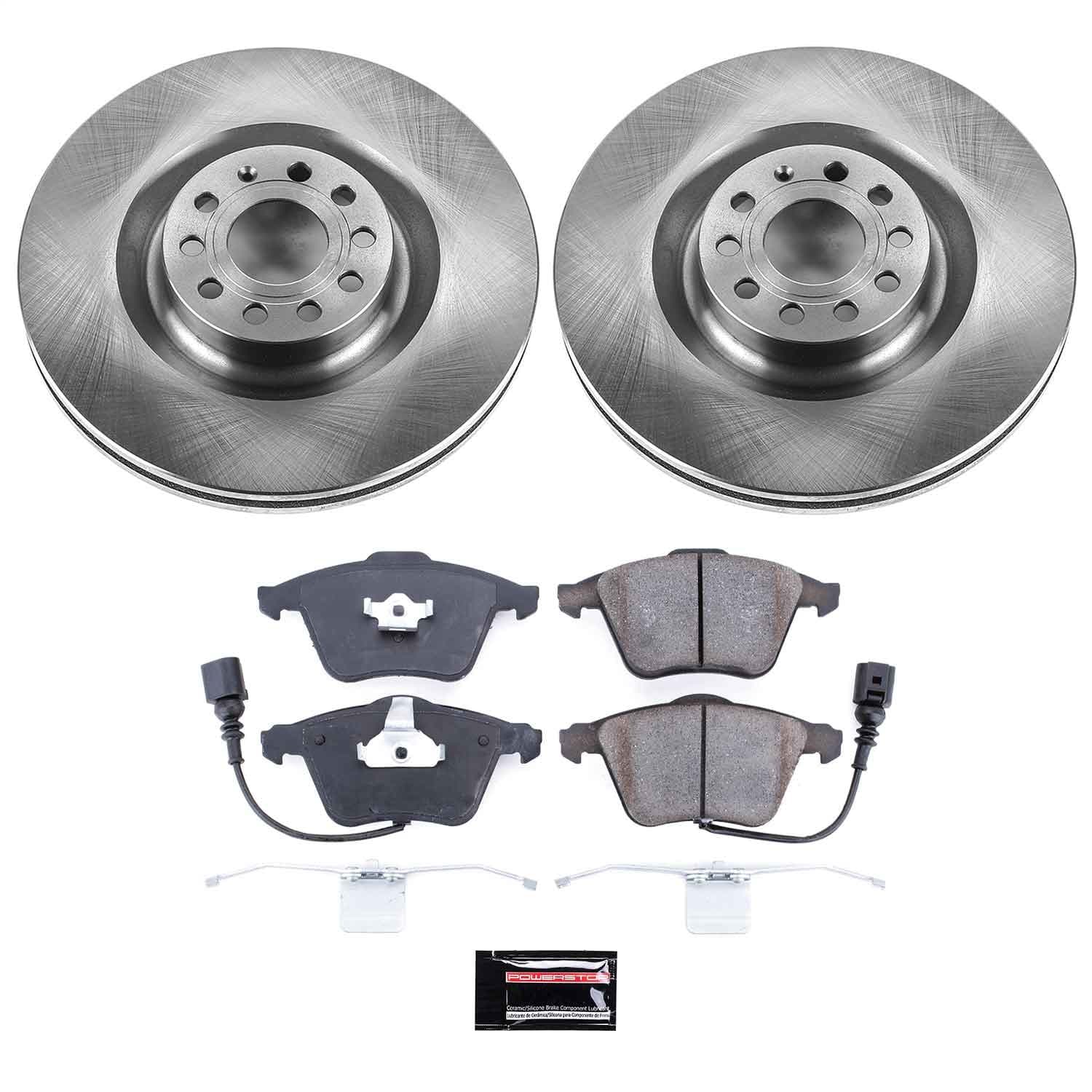 Power Stop - KOE5425 - Front - Disc Brake Pad and Rotor Kit image 1