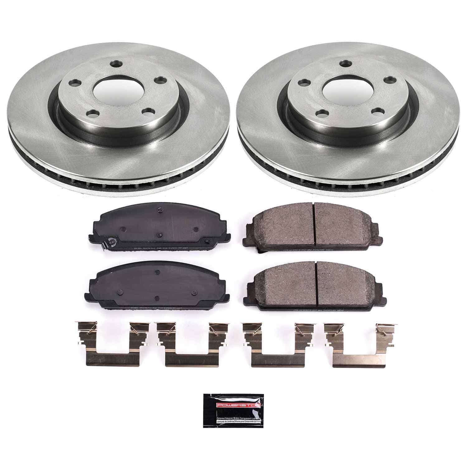 Power Stop - KOE5526 - Front - Disc Brake Pad and Rotor Kit image 1