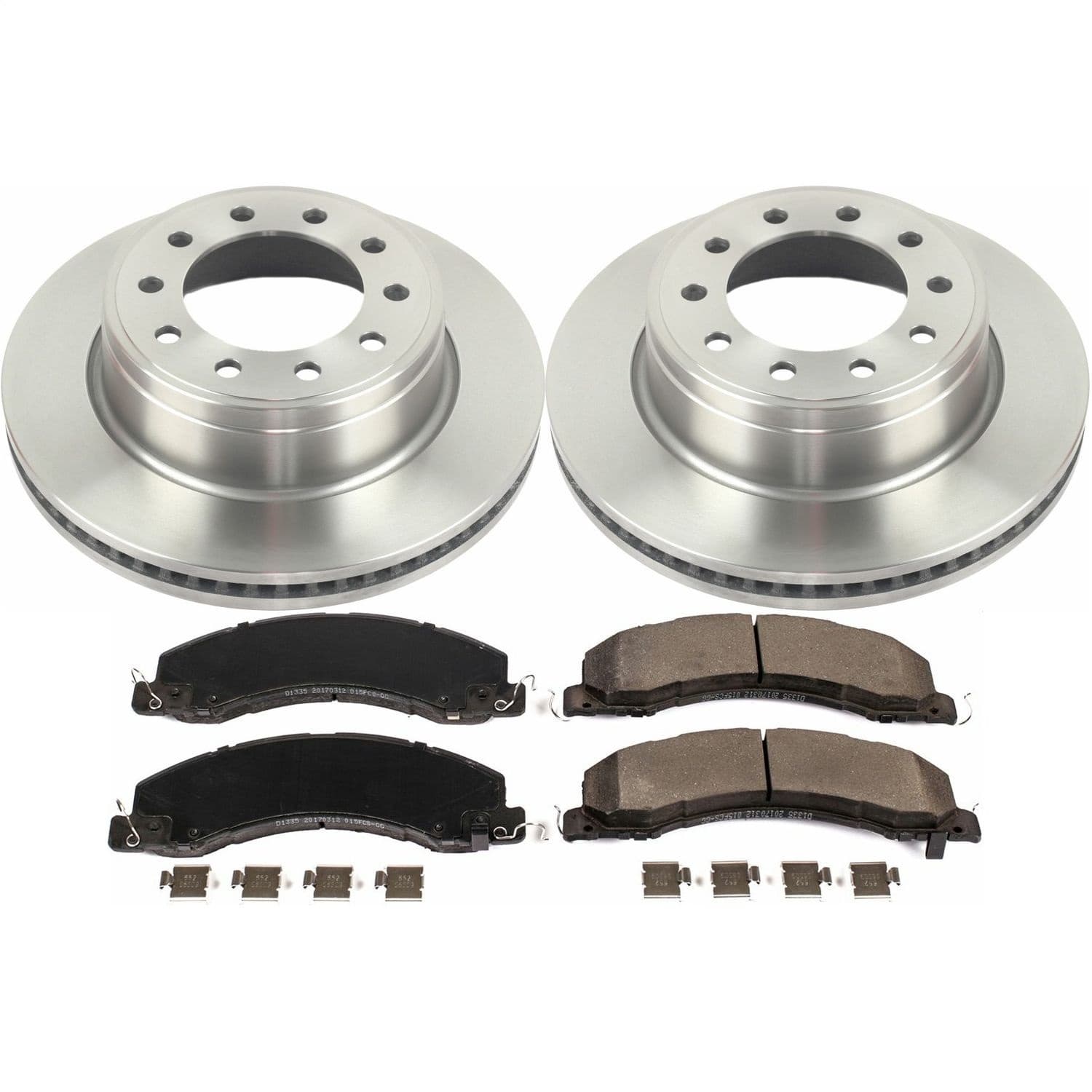 Power Stop - KOE5567 - Front - Disc Brake Pad and Rotor Kit image 1