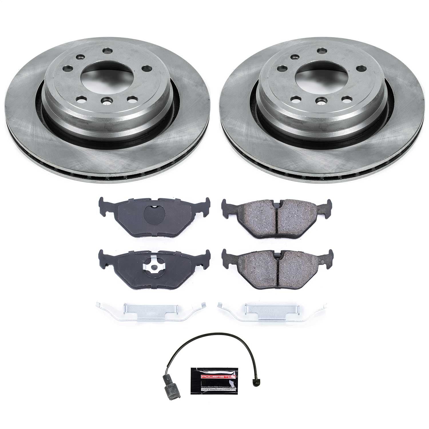 Power Stop - KOE557 - Rear - Disc Brake Pad and Rotor Kit image 1
