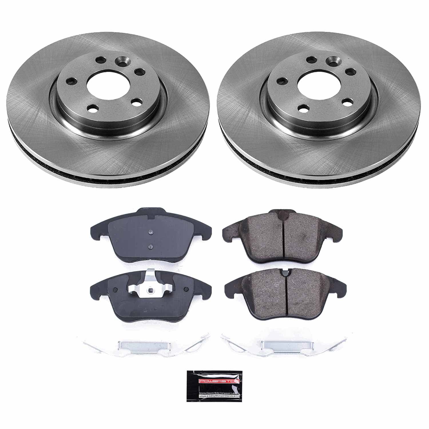 Power Stop - KOE5608 - Front - Disc Brake Pad and Rotor Kit image 1