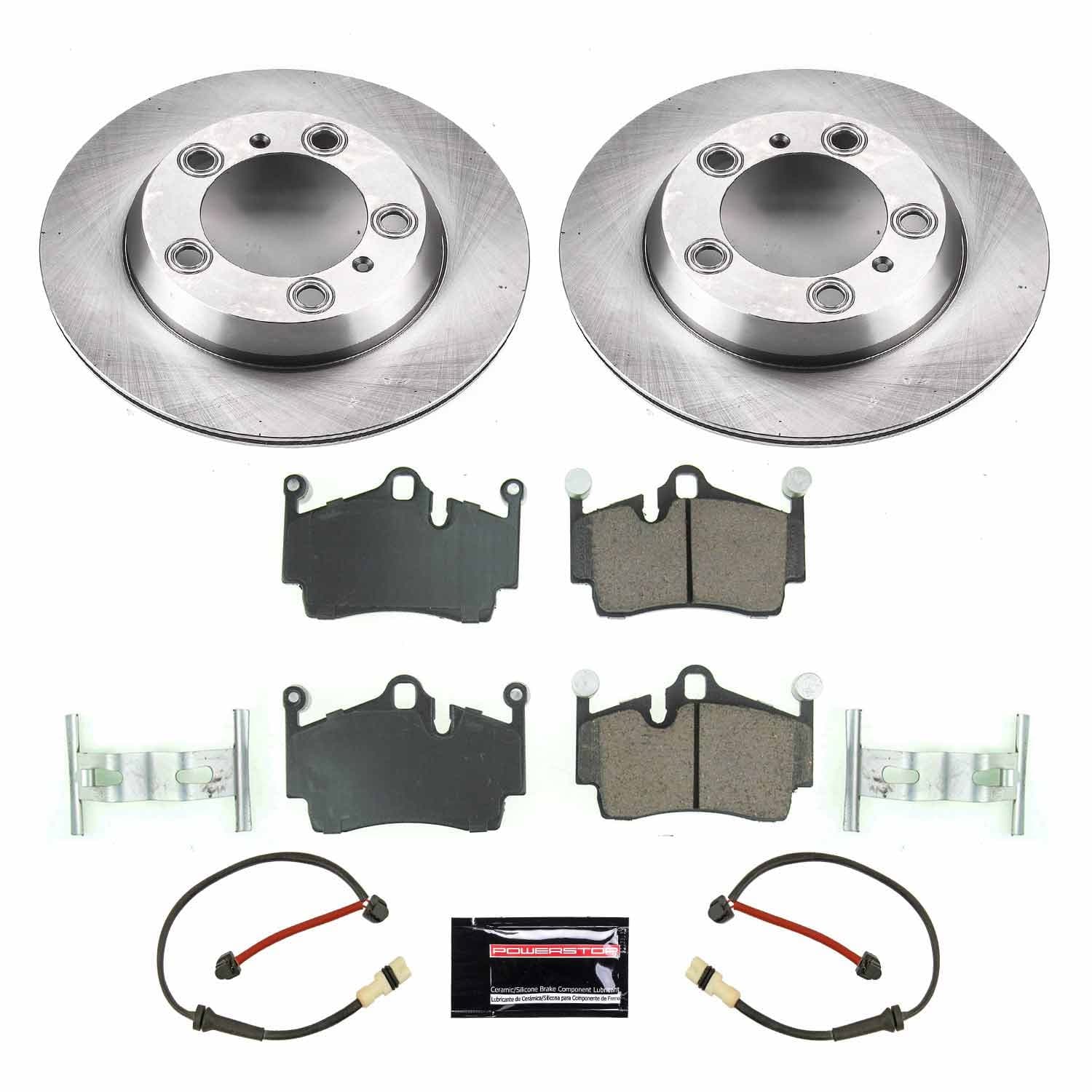 Power Stop - KOE5633 - Rear - Disc Brake Pad and Rotor Kit image 1