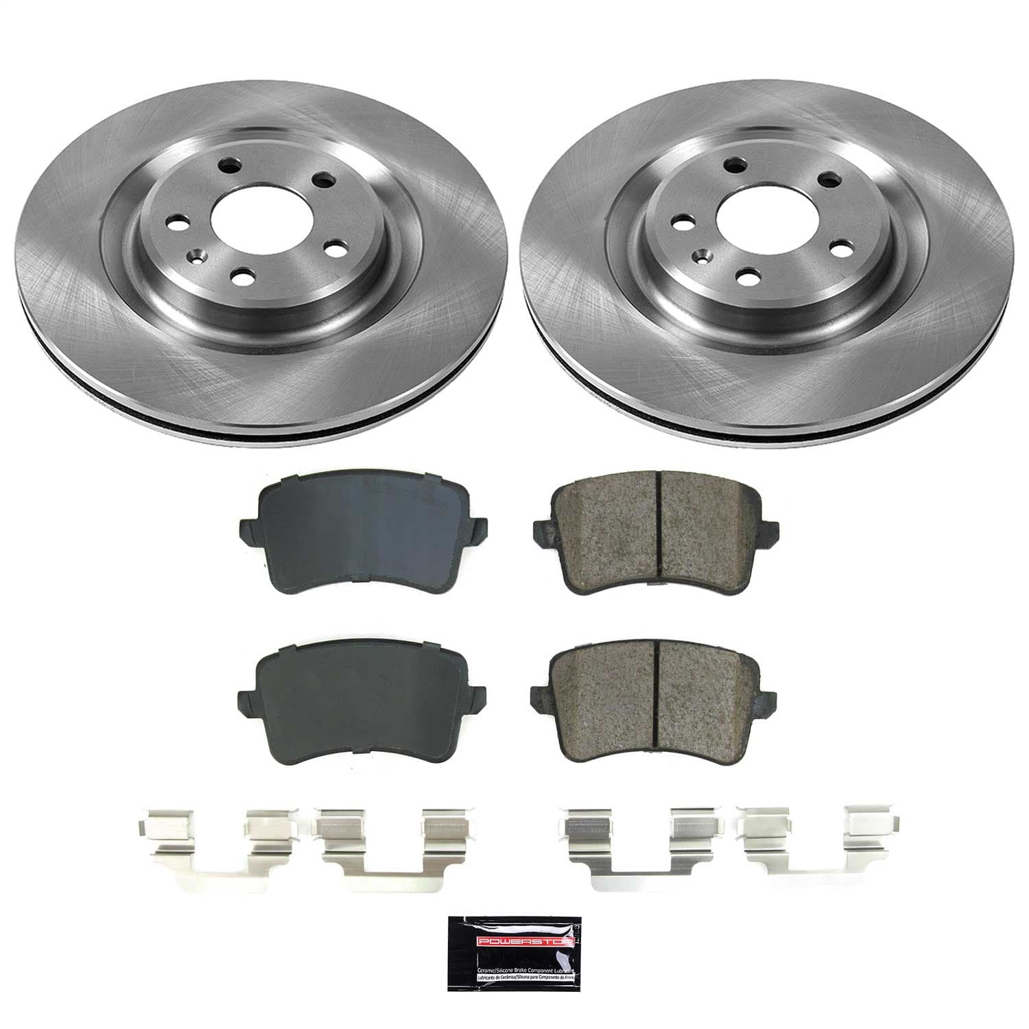 Power Stop - KOE5678 - Rear - Disc Brake Pad and Rotor Kit image 1