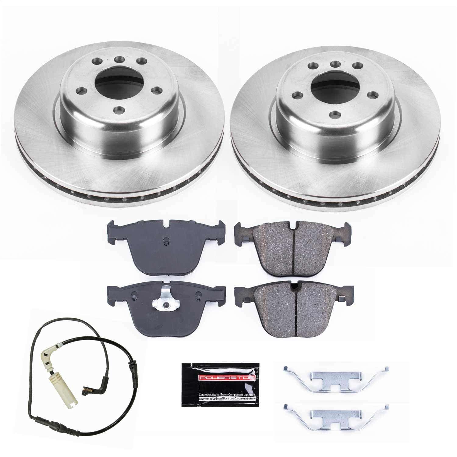 Power Stop - KOE5694 - Rear - Disc Brake Pad and Rotor Kit image 1