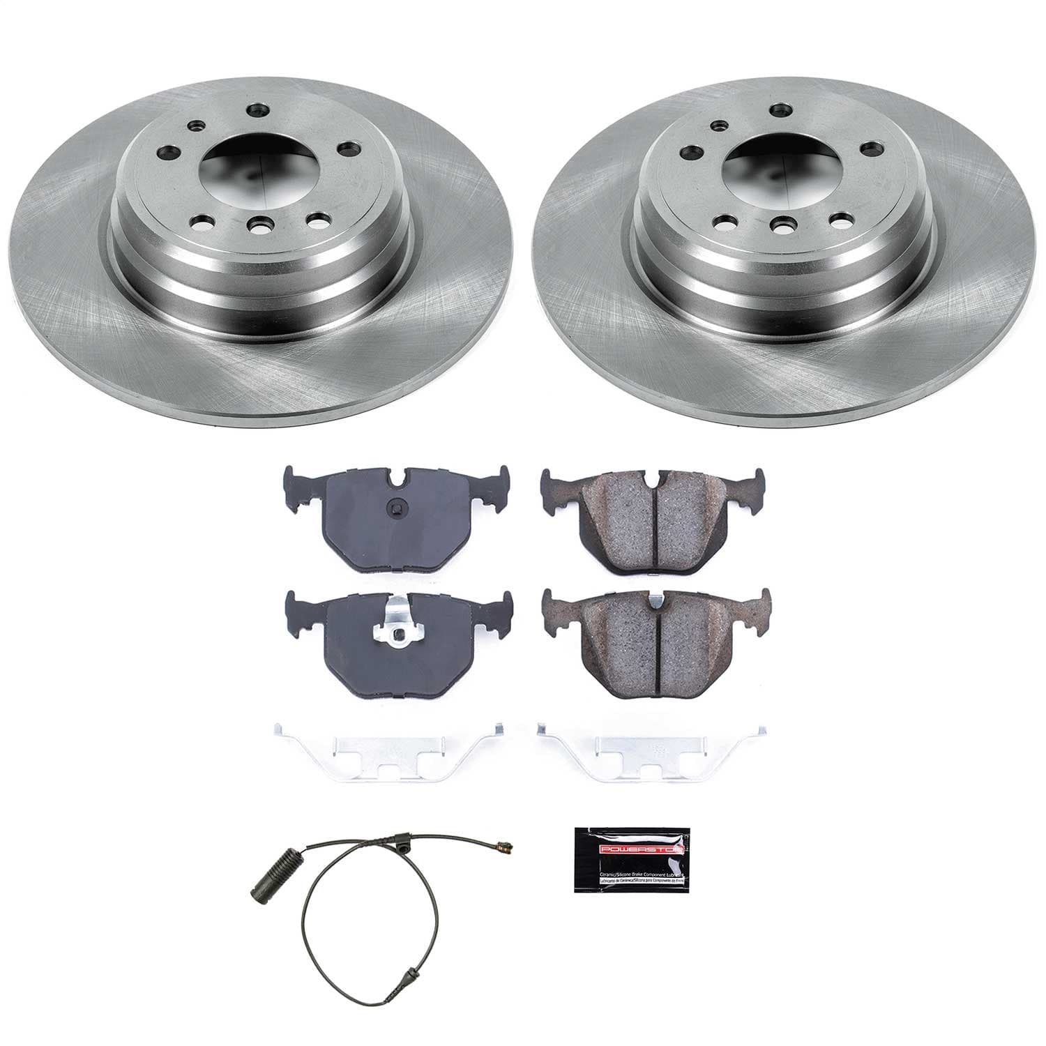 Power Stop - KOE5711 - Rear - Disc Brake Pad and Rotor Kit image 1