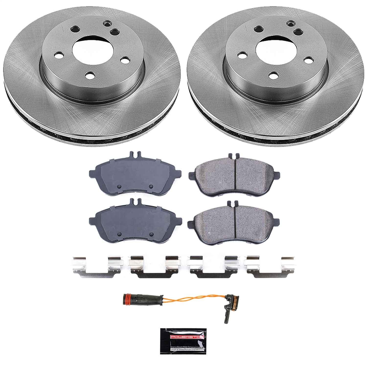 Power Stop - KOE5790 - Front - Disc Brake Pad and Rotor Kit image 1