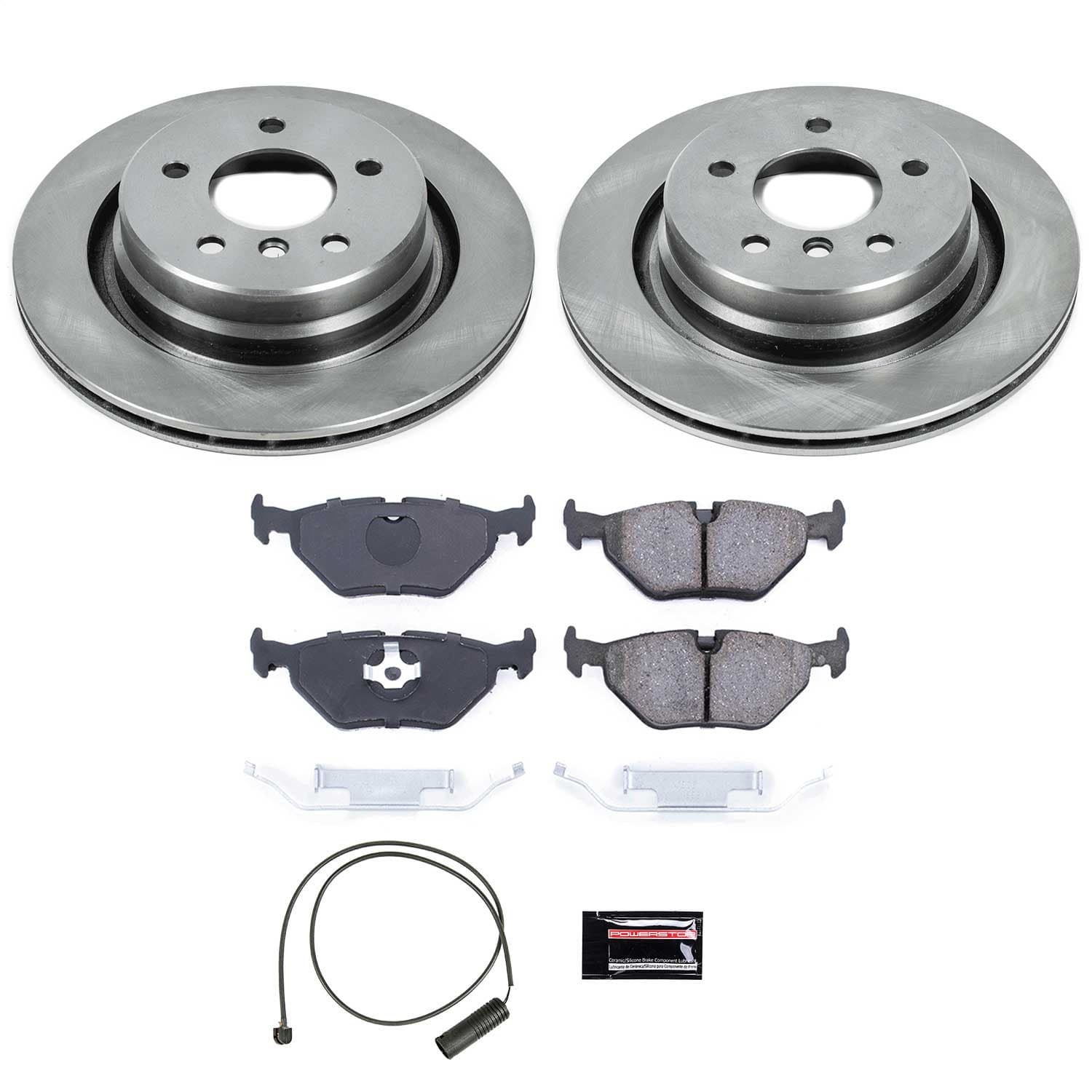 Power Stop - KOE581 - Rear - Disc Brake Pad and Rotor Kit image 1