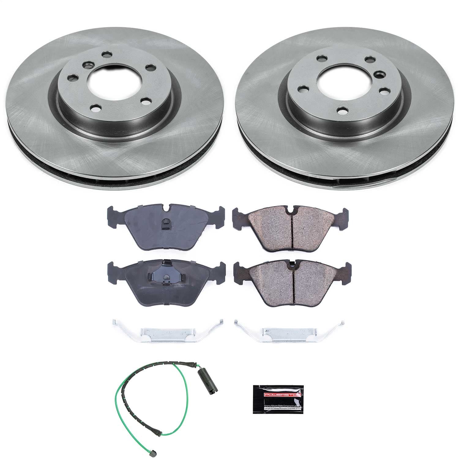 Power Stop - KOE582 - Front - Disc Brake Pad and Rotor Kit image 1