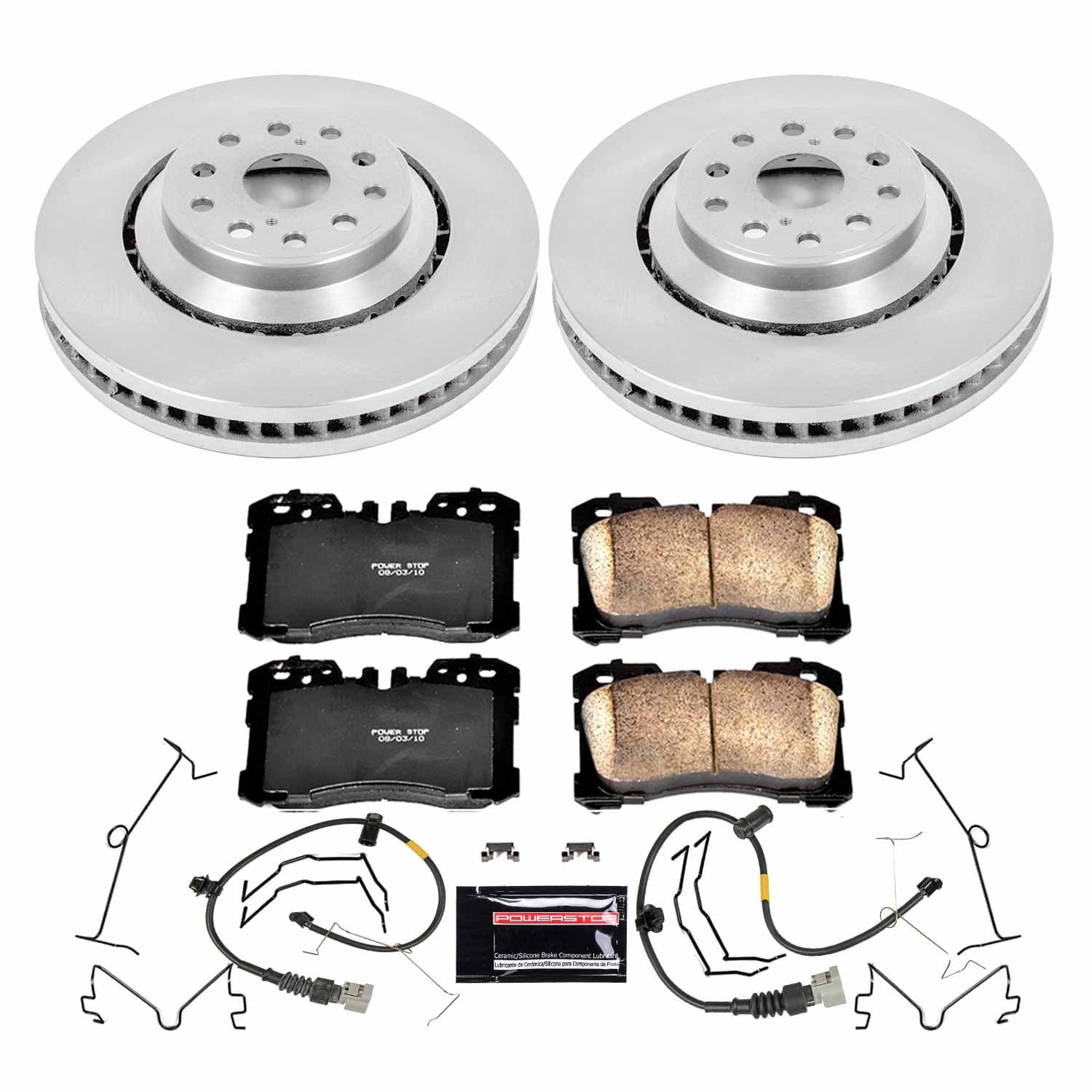 Power Stop - KOE5826 - Front - Disc Brake Pad and Rotor Kit image 1